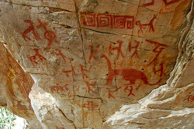 cave paintings of dragons